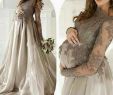 Maternity Dresses for Wedding Guests Beautiful Elegant Maternity Long Sleeves Dresses evening Wear Jewel Lace Applique organza Skirt Plus Size Pregnant Women Prom Gowns Gray Vestidos Plus Size