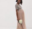 Maternity Dresses for Wedding Party Beautiful Sequin Maternity Dress Shopstyle