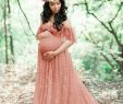Maternity Dresses for Wedding Party Elegant 2019 New Maternity Dresses Graphy Props Maxi Pregnancy Cotton Dresses F Shoulders Pregnant Y Props Clothes Dress From Babycoco Store
