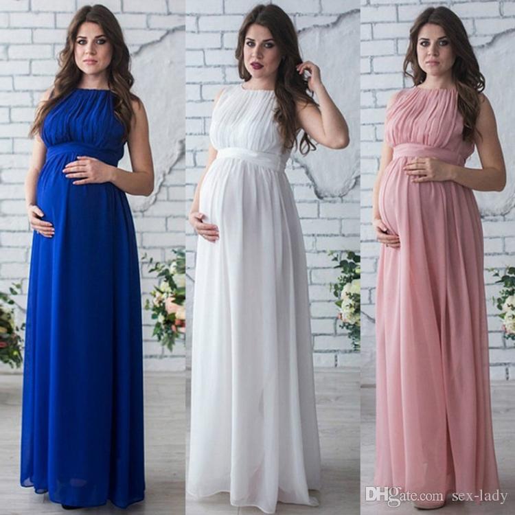 Maternity Dresses to Wear to A Wedding Best Of Maternity Dress Pregnancy Clothes Lady Elegant Vestidos Pregnant Women Chiffon Party formal evening Dress Shoot Long Dresses