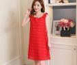 Maternity Dresses to Wear to A Wedding Inspirational 2019 Elegant Red Lace Tank Maternity Dress 2018 Summer Fashion Clothes for Pregnant Women Hollow Out Pregnancy Party Clothing From Mingway245 &price