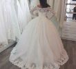 Mature Wedding Dresses New Sheer Long Lace Sleeves Ball Gown Wedding Dress Modest Bridal Dress with Corset Back Wedding Dress Pattern Wedding Dresses for Mature Brides From
