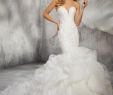 Mermaid and Trumpet Wedding Dresses Elegant Mori Lee 8282 Leona Dress Madamebridal