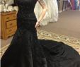 Mermaid Style Bridesmaid Dresses Elegant Black Gothic Mermaid Wedding Dresses with Cap Sleeves Sweetheart Beaded Non White Bridal Gowns Old Vintage Style Country Bridal Gowns Canada 2019 From