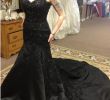 Mermaid Style Wedding Gowns Fresh Discount 2018 Black Gothic Mermaid Wedding Dresses with Cap Sleeves Sweetheart Beaded Non White Bridal Gowns Old Vintage Style Country Bridal Gowns