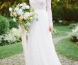 Mexican Style Wedding Dresses Beautiful Discount Modest Bohemian Style Spring Country Wedding Dresses with Long Sleeves 2019 Bateau Neck A Line Lace Chiffon Beach Boho Bridal Gowns Cheap