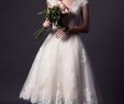 Mid Calf Wedding Dresses Beautiful White Font B Tea B Font Length Lace Wedding Font B