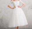 Mid Calf Wedding Dresses Elegant Tea Length Wedding Dresses All Sizes & Styles