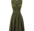 Midi Dresses for Wedding Guests Elegant Olive Green Dresses for Weddings Amazon