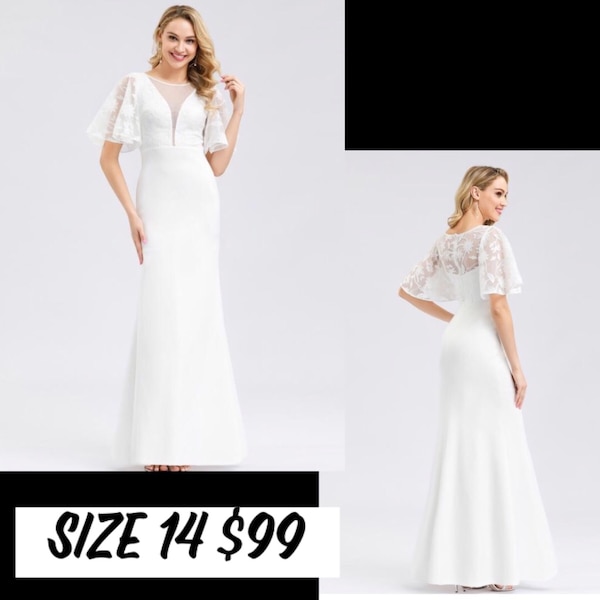 Milano Wedding Dresses Unique New with Tags Size 14 Wedding Gown $99
