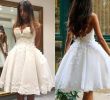 Mini Bride Dress with Train Awesome Super Mini Short Dress 2019 Appliques Wedding Dress White Ivory Ball Gown Summer Girl Party Dress Wedding Party Bridal Party Dresses Celtic Wedding