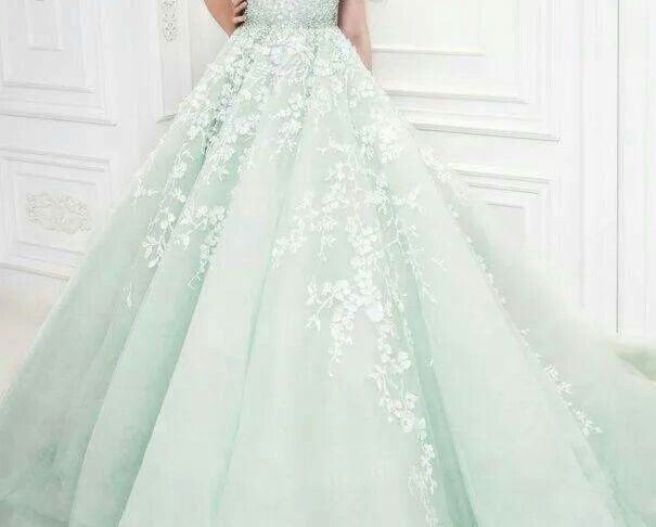 Mint Dresses for Wedding Elegant I Love This Mint Colored Wedding Dress but I Ve Always