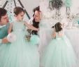Mint Dresses for Wedding Inspirational Lovely Mint Tulle Ball Gown Flower Girl Dresses for Weddings