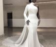 Modern Gowns Beautiful Modern White High Neck Single Long Sleeve Mermaid formal evening Dresses Chiffon Train Simple Trumpet Africa Women S evening Gowns 2017 Plus Size