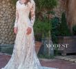 Modest Lace Wedding Dresses Elegant Modest Bridal by Mon Cheri Tr Long Sleeve Wedding Gown