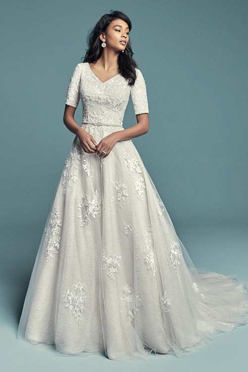 Modest Wedding Dresses Utah Beautiful Maggie sottero Lässt Sie Mit Der Lucienne Kollektion 2018