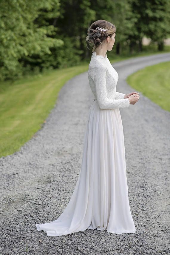 Modest Wedding Dresses with Long Sleeves Unique Raina Sparkly Beaded Bridal top Long Sleeve Wedding top