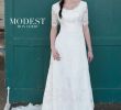 Modest Wedding Dresses with Sleeves Elegant Modest Wedding Dresses & Bridal Gowns 2019