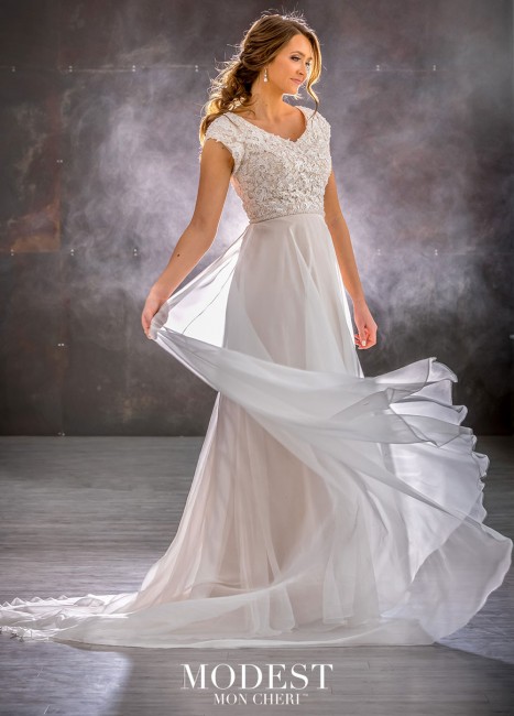 modest bridal by mon cheri tr beaded bodice wedding gown 01 681