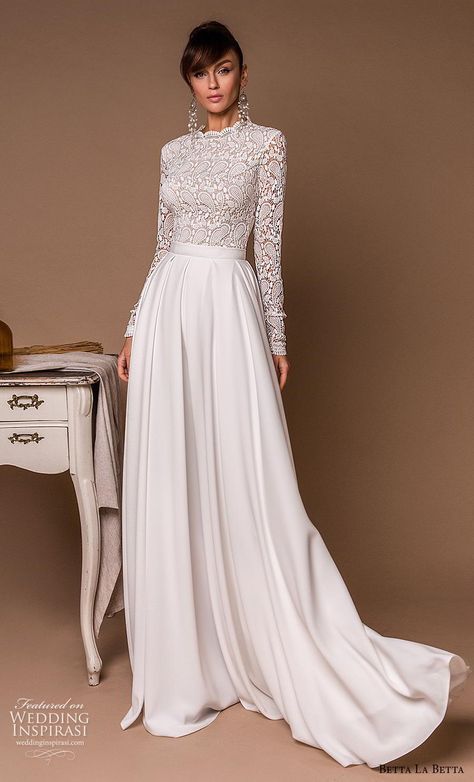 Modified A Line Wedding Dresses New Betta La Betta 2020 Wedding Dresses — “primavera” Bridal