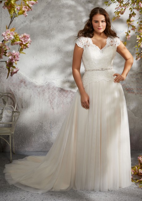 mori lee 3242 larita illusion back plus size wedding dress 01 420