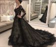 Naked Wedding Dress Unique Discount 2019 New Black Nude Gothic Wedding Dresses with Long Sleeves V Neck Beaded Lace Appliques Illusion top Women Non White Bridal Gowns Slim Line