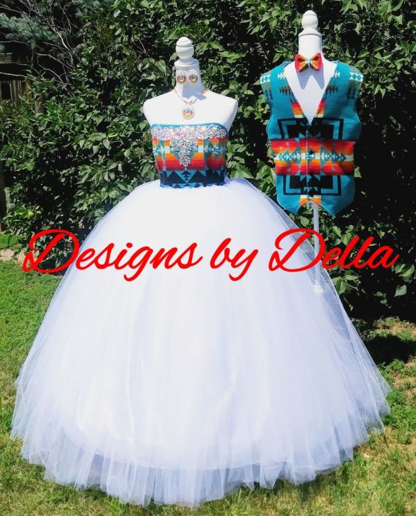 Navajo Wedding Dresses Awesome Navajo Pendelten Wedding Dress Native Style Modern Year Of