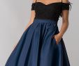 Navy Blue Dresses to Wear to A Wedding Inspirational F Shoulder High Low A Line Home Ing Dress