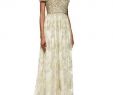Neiman Marcus Wedding Dresses Elegant Badgley Mischka Short Sleeve Sequin Bodice Gown