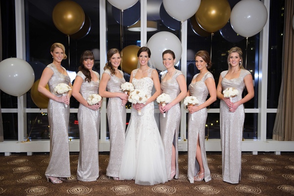 New Years Eve Wedding Dresses New New Year S Eve Wedding with Glittering Metallic Details