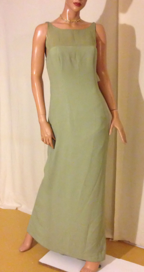 Nicole Miller Bridesmaids Lovely Vintage Nicole Miller $220 Pistachio Green Minimalist Bridal Gown 6