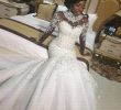 Nigerian Wedding Dresses for Sale Inspirational 2019 Luxury Gorgeous Neck Wedding Dresses African Nigerian Beaded Sheer Long Sleeves Mermaid Bridal Gowns Arabic Wedding Gown