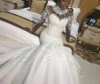 Nigerian Wedding Dresses for Sale Inspirational 2019 Luxury Gorgeous Neck Wedding Dresses African Nigerian Beaded Sheer Long Sleeves Mermaid Bridal Gowns Arabic Wedding Gown