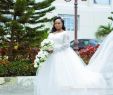 Nigerian Wedding Dresses for Sale Luxury Discount Plus Size Wedding Dresses with Long Sleeves 2019 Modest African Nigeria V Neck Lace Puffy Skirt Church Garden Bridal Gowns Lace Wedding