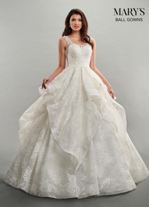 marys bridal mb6050 flounce skirt quinceanera dress 01 677