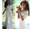 Non Traditional Wedding Dresses New Vestidos De Novia White Vintage Lace Cheap Mermaid Wedding Dresses 2017 F the Shoulder Half Sleeves Wedding Gowns Brautkleid Muslim Wedding Dresses