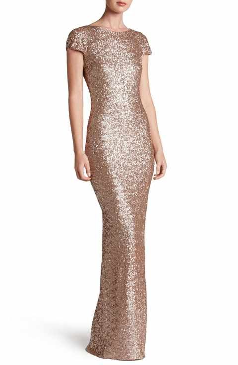 Nordstrom Gowns Lovely Dress the Population Teresa Body Con Gown nordstrom