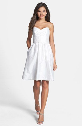 Nordstrom Party Dresses Wedding Luxury Alfred Sung Strapless Satin Fit & Flare Dress Available at