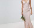 Nude Wedding Dresses Best Of Chi Chi London Bridal Premium Lace Maxi Dress with Fishtail