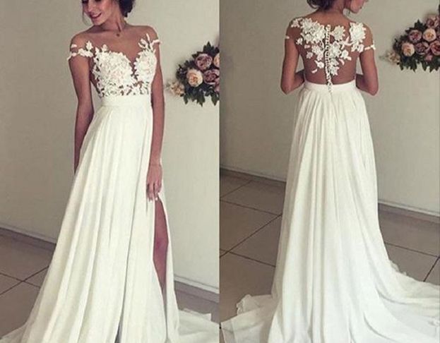 Off White Beach Wedding Dresses Luxury Dress for formal Wedding S Media Cache Ak0 Pinimg originals