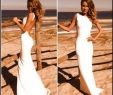 Off White Beach Wedding Dresses Luxury New White Ivory Bridal Beach Gown Wedding Dress Custom Size