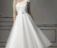 One Shoulder Bridal Gowns Lovely Justin Alexander Custom Made Replica Wedding Dress Sale