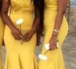 Oprah Wedding Dresses Inspirational 2019 Yellow Sequined Mermaid Bridesmaid Dresses F Shoulder Wedding Guest Dress Sequins Plus Size Wedding Party Dresses Maid Honor Gowns Bridemaid