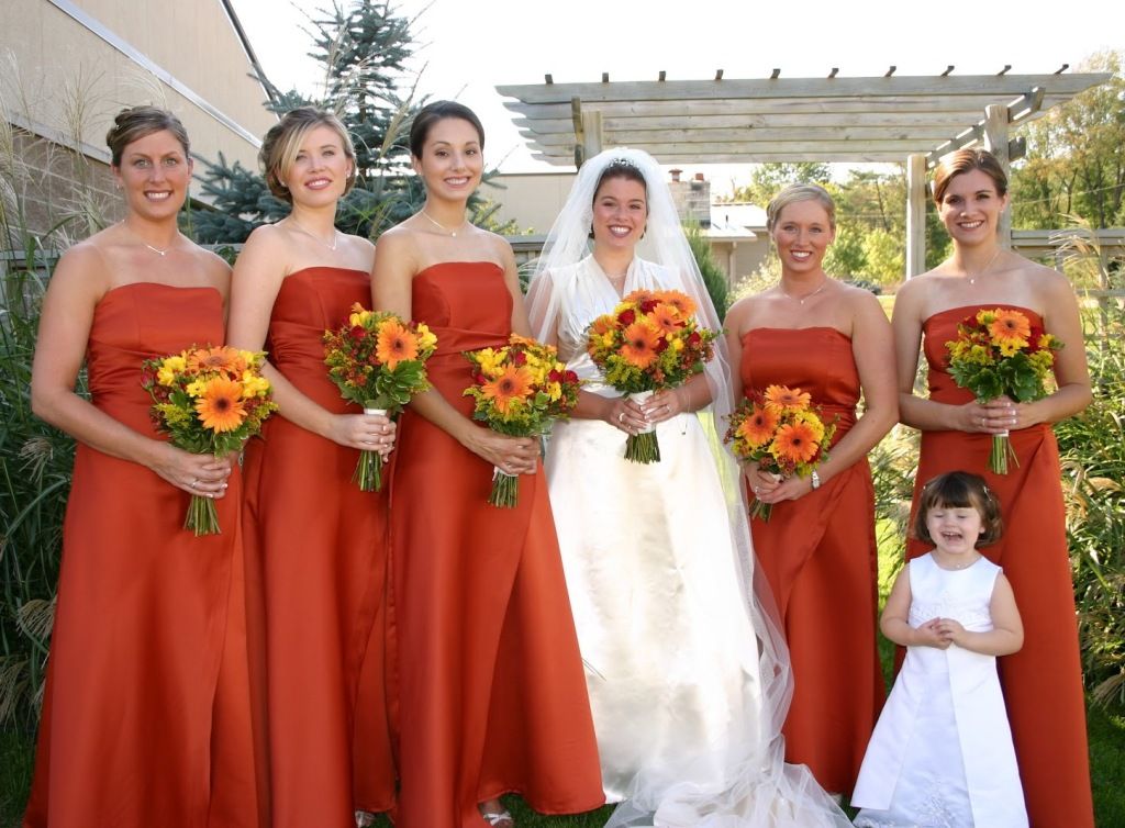 Orange Wedding Dresses New Bridesmaid Dresses Burnt orange … Wedding Ideas