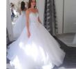 Organza Wedding Gowns Luxury Discount A Line Wedding Dresses 2019 New Bridal Gown Sweetheart organza Crystal Beaded Wedding Ball Gown Flowers Wedding Dress Gown for Wedding Gowns