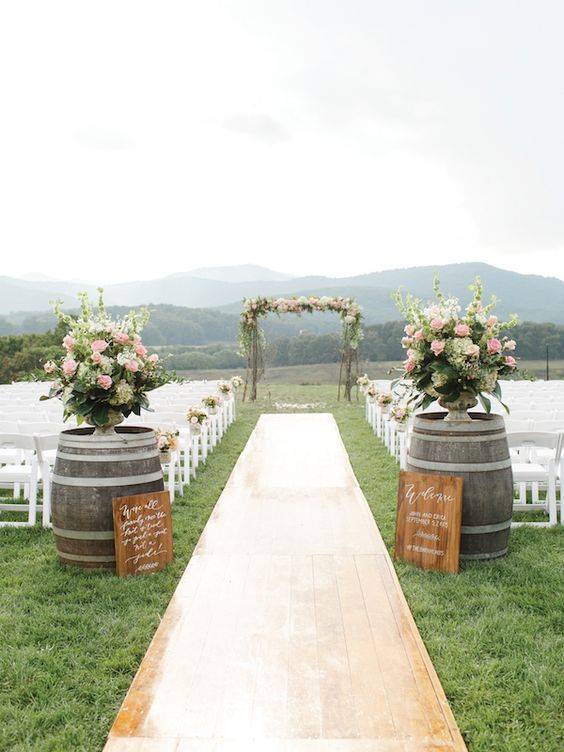 Outdoor Wedding Dresses Awesome 100 Awesome Outdoor Wedding Aisles You Ll Love