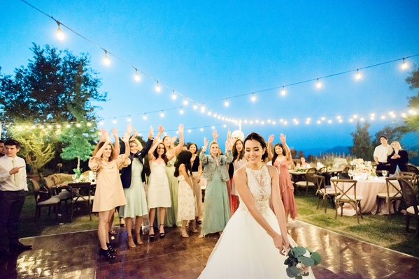 Outdoor Wedding Dresses Elegant Singer Megan Nicole S Romantic Outdoor Wedding