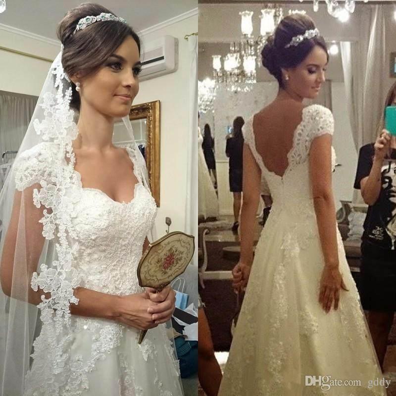 Outside Wedding Dresses for Summer Inspirational 2019 New Summer Bohemian Garden Wedding Dresses Simple A Line Lace Appliques Long Bridal Gowns Cheap