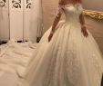 Over the Shoulder Wedding Dress Beautiful Royal Train F Shoulder Wedding Dress with Lace Appliques