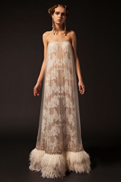 Party Dresses for Wedding Best Of Krikor Jabotian 2019 Feather Prom Dresses Strapless Lace Applique A Line Beaded formal Party Dress Vintage Backless Pageant evening Gowns Printed Prom